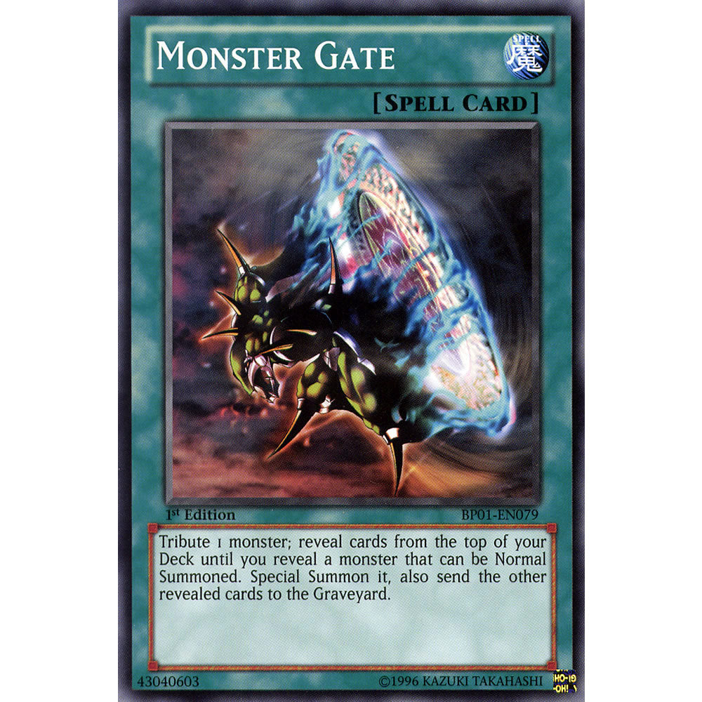 Monster Gate BP01-EN079 Yu-Gi-Oh! Card from the Battle Pack 1: Epic Dawn Set