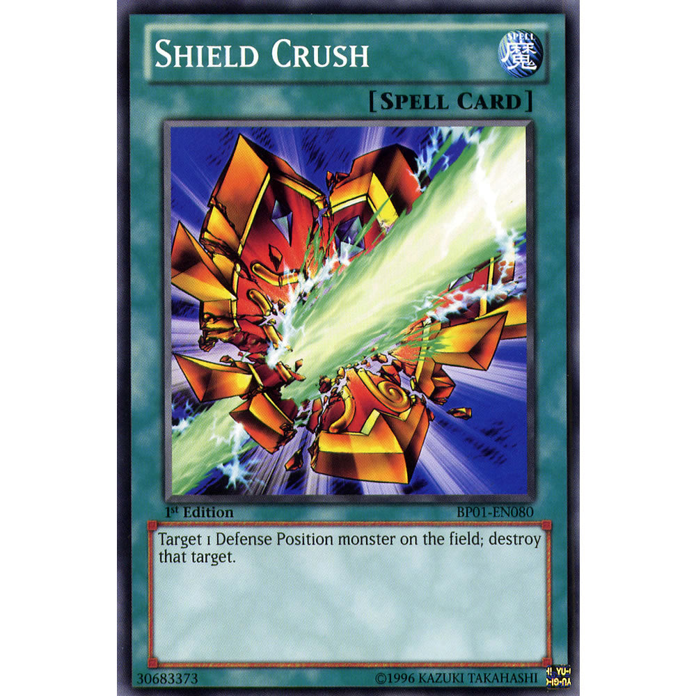 Shield Crush BP01-EN080 Yu-Gi-Oh! Card from the Battle Pack 1: Epic Dawn Set