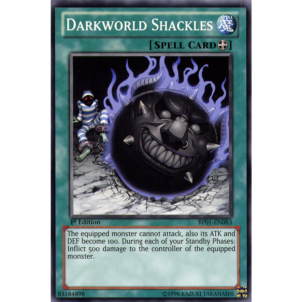 Darkworld Shackles BP01-EN083 Yu-Gi-Oh! Card from the Battle Pack 1: Epic Dawn Set