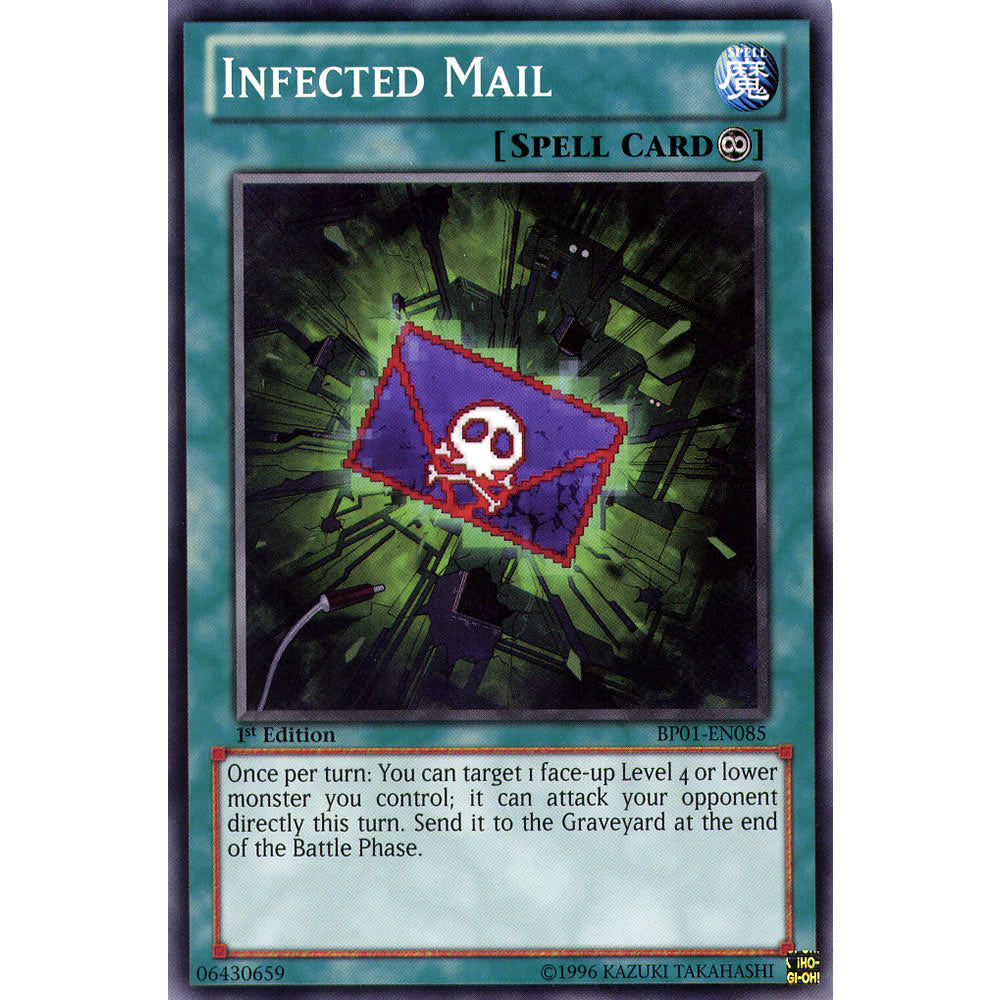Infected Mail BP01-EN085 Yu-Gi-Oh! Card from the Battle Pack 1: Epic Dawn Set