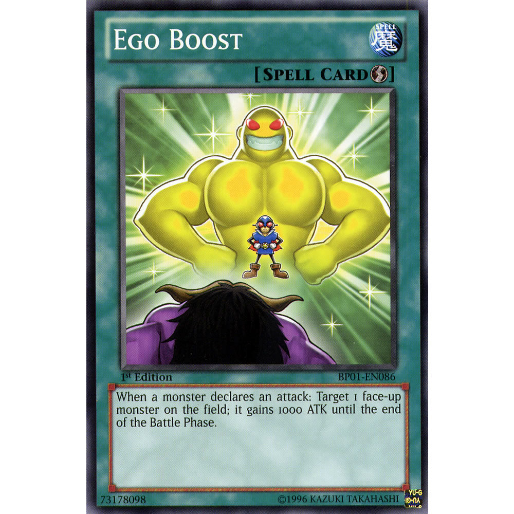 Ego Boost BP01-EN086 Yu-Gi-Oh! Card from the Battle Pack 1: Epic Dawn Set