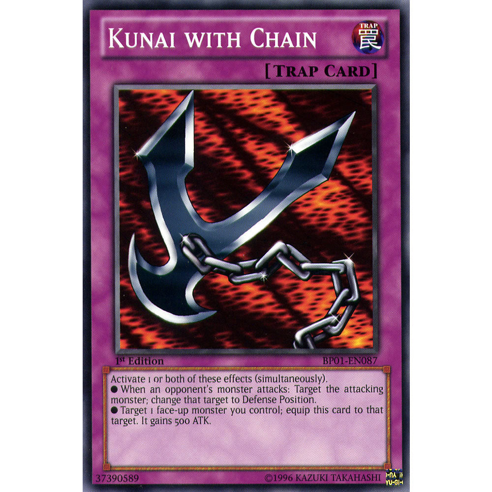 Kunai with Chain BP01-EN087 Yu-Gi-Oh! Card from the Battle Pack 1: Epic Dawn Set