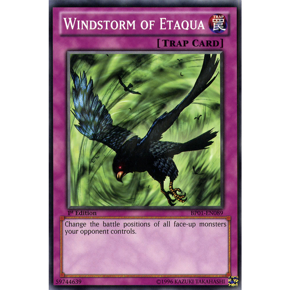 Windstorm of Etaqua BP01-EN089 Yu-Gi-Oh! Card from the Battle Pack 1: Epic Dawn Set