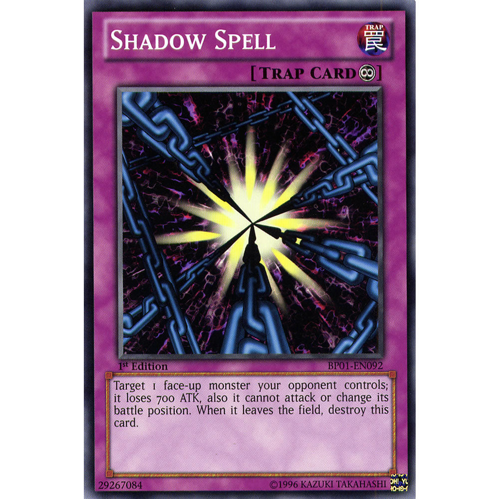 Shadow Spell BP01-EN092 Yu-Gi-Oh! Card from the Battle Pack 1: Epic Dawn Set