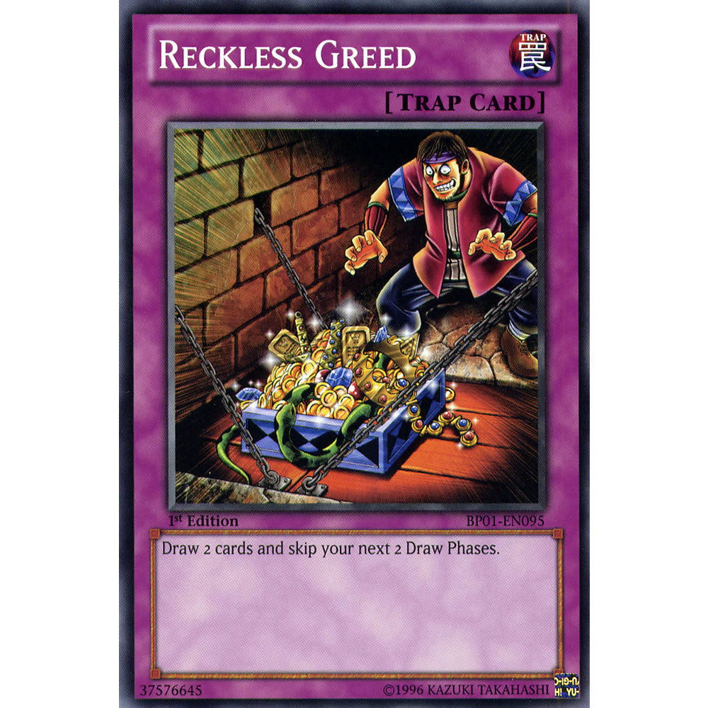 Reckless Greed BP01-EN095 Yu-Gi-Oh! Card from the Battle Pack 1: Epic Dawn Set