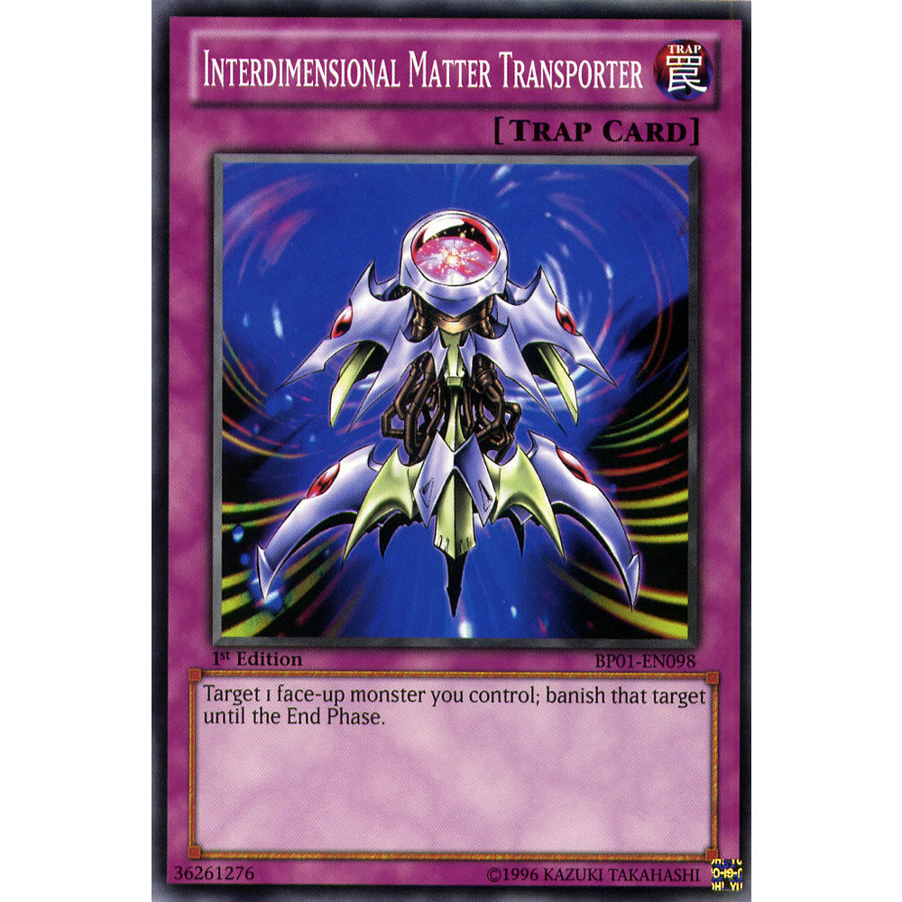 Interdimensional Matter Transporter BP01-EN098 Yu-Gi-Oh! Card from the Battle Pack 1: Epic Dawn Set