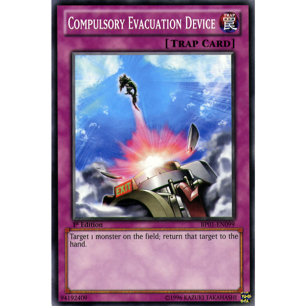 Compulsory Evacuation Device BP01-EN099 Yu-Gi-Oh! Card from the Battle Pack 1: Epic Dawn Set