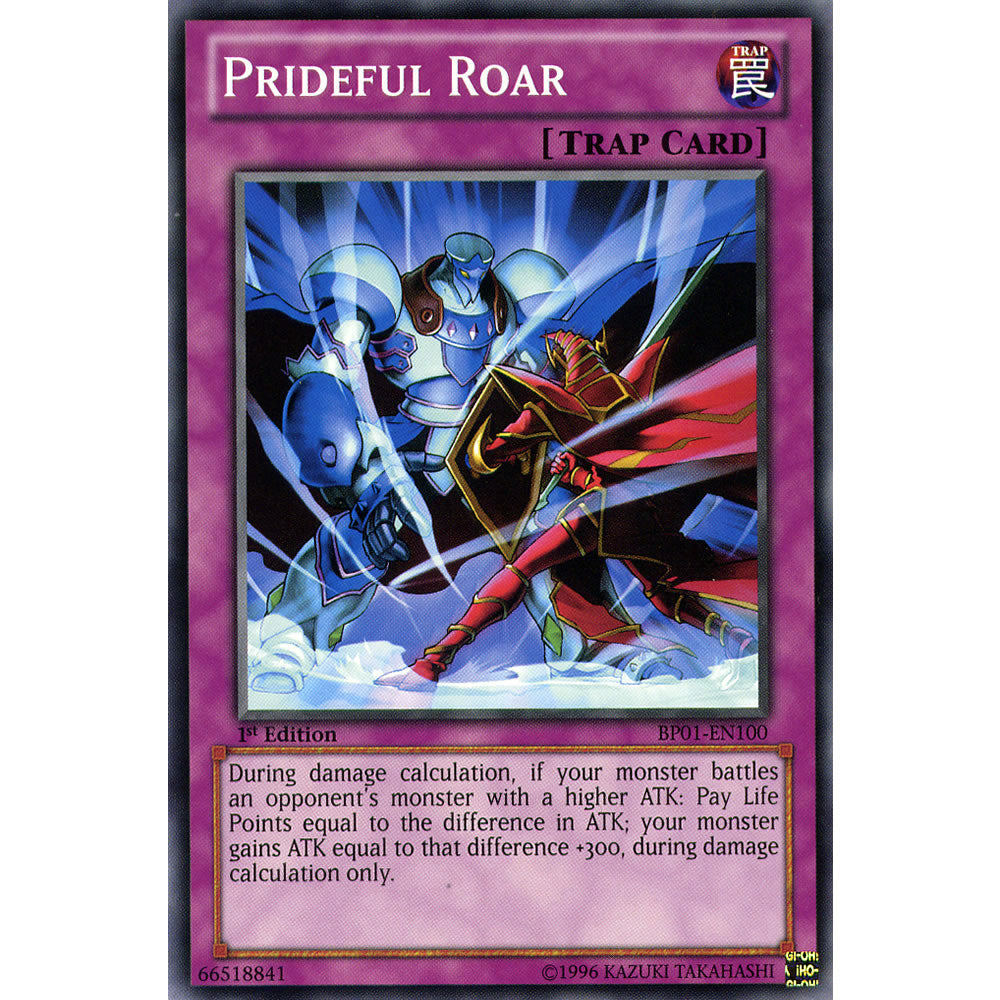 Prideful Roar BP01-EN100 Yu-Gi-Oh! Card from the Battle Pack 1: Epic Dawn Set