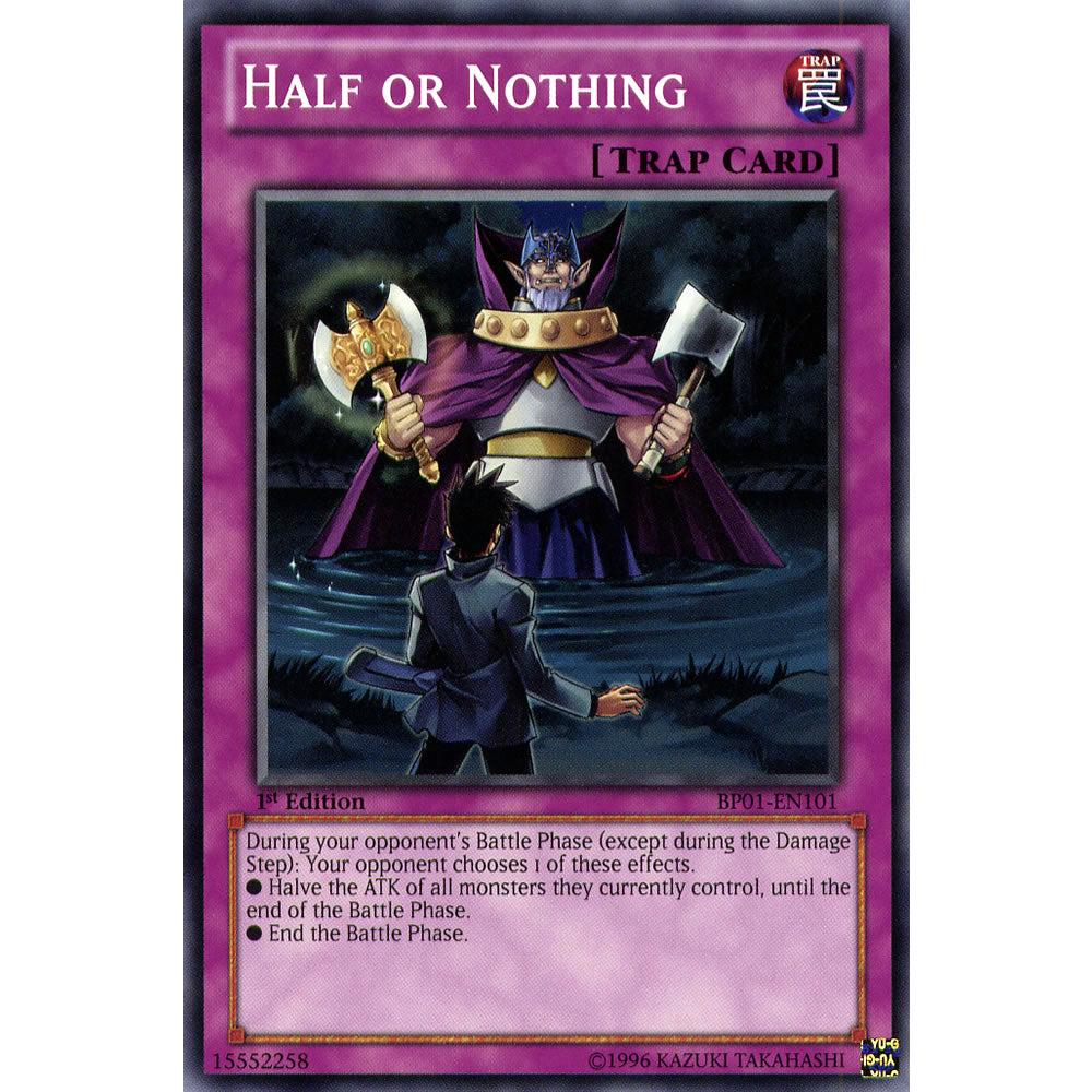 Half or Nothing BP01-EN101 Yu-Gi-Oh! Card from the Battle Pack 1: Epic Dawn Set