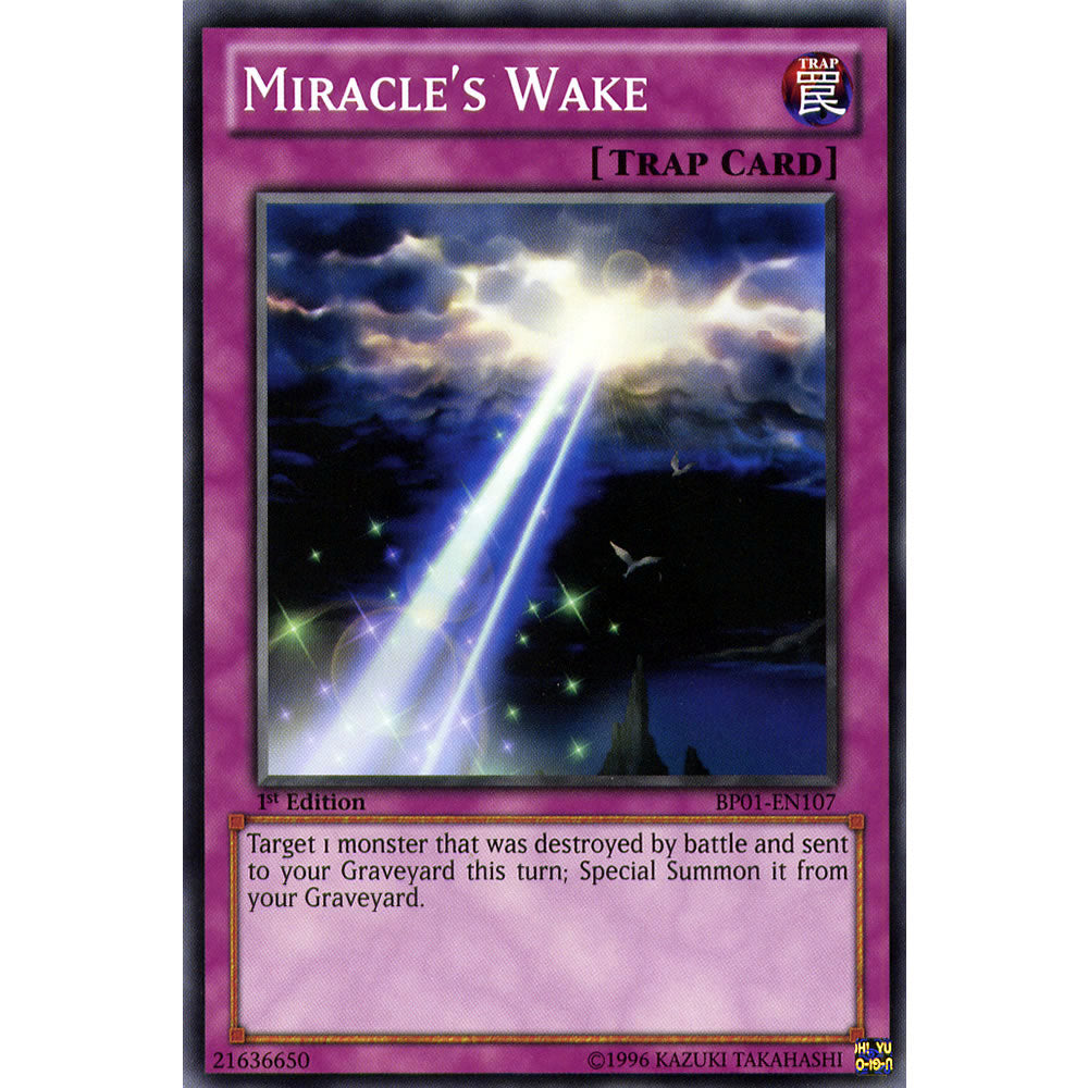 Miracles Wake BP01-EN107 Yu-Gi-Oh! Card from the Battle Pack 1: Epic Dawn Set