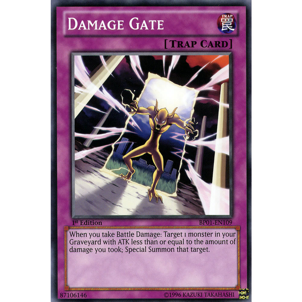 Damage Gate BP01-EN109 Yu-Gi-Oh! Card from the Battle Pack 1: Epic Dawn Set