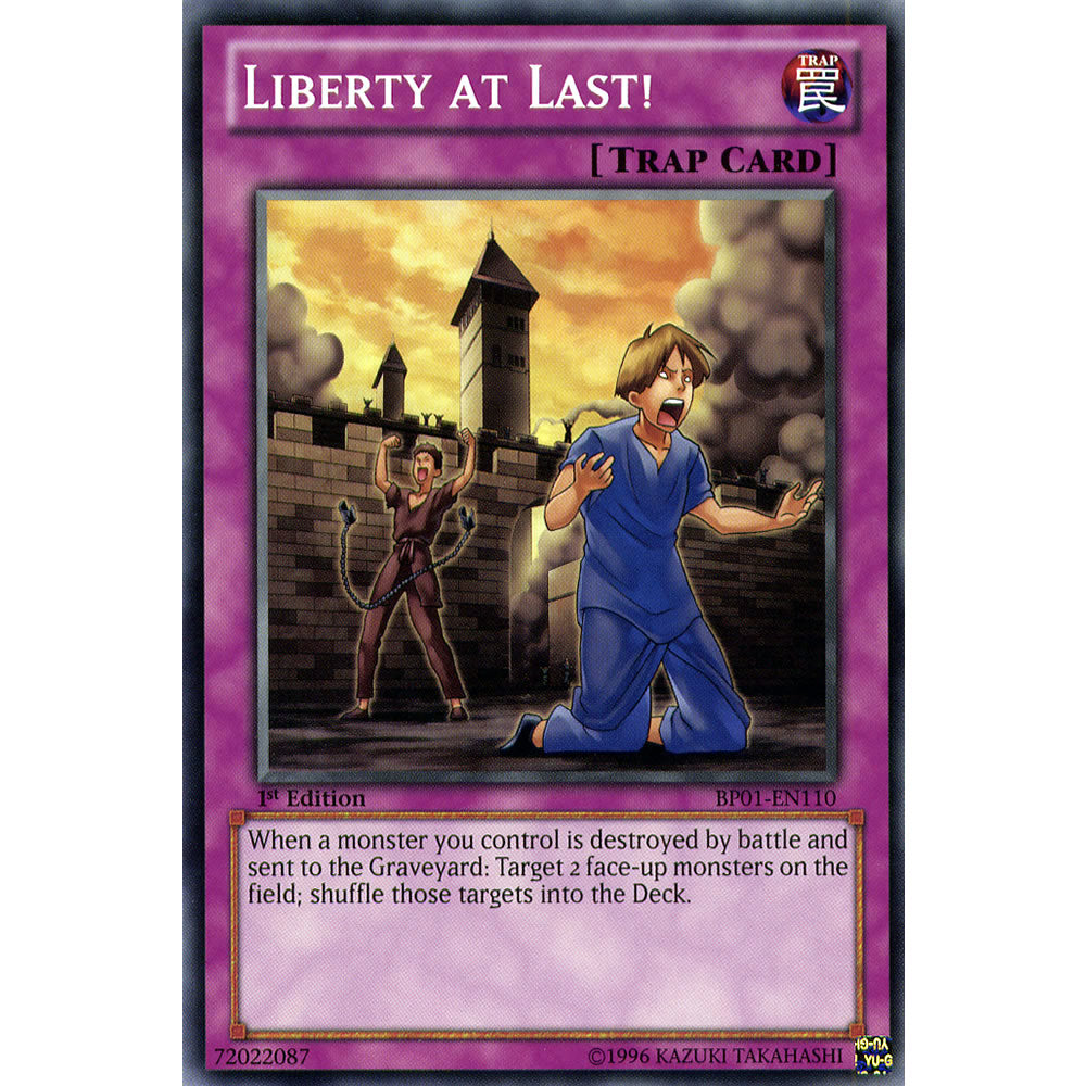 Liberty at Last! BP01-EN110 Yu-Gi-Oh! Card from the Battle Pack 1: Epic Dawn Set