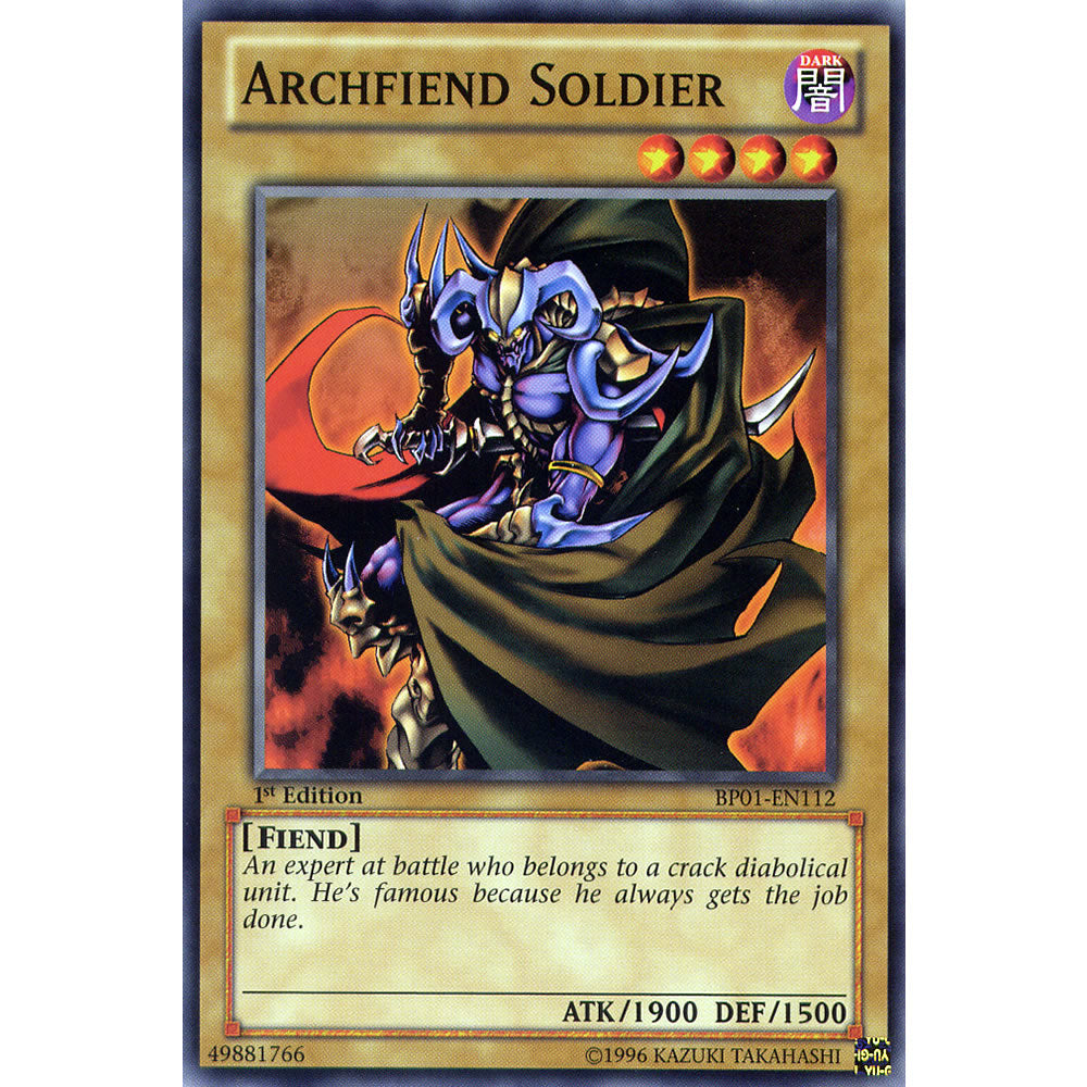Archfiend Soldier BP01-EN112 Yu-Gi-Oh! Card from the Battle Pack 1: Epic Dawn Set