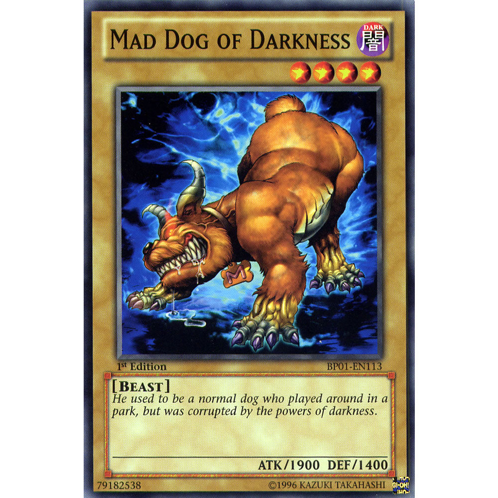Mad Dog of Darkness BP01-EN113 Yu-Gi-Oh! Card from the Battle Pack 1: Epic Dawn Set