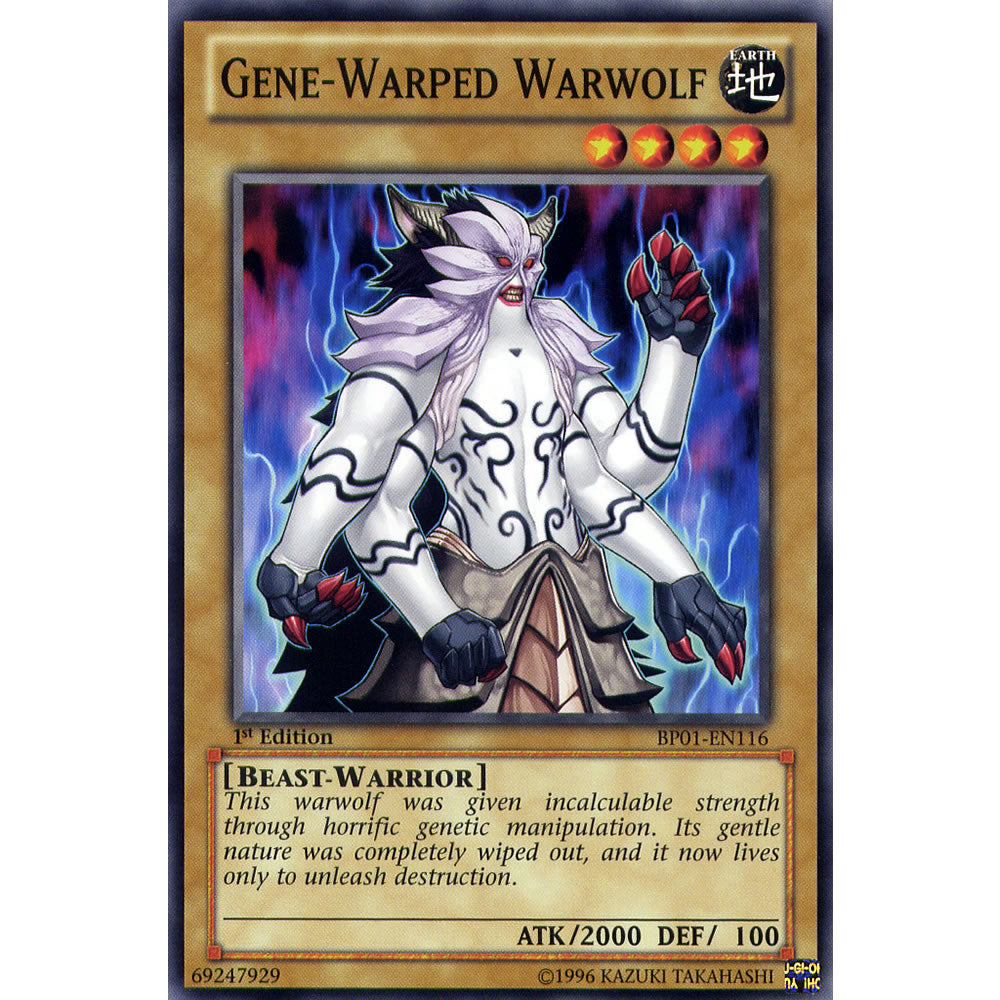 Gene-Warped Warwolf BP01-EN116 Yu-Gi-Oh! Card from the Battle Pack 1: Epic Dawn Set