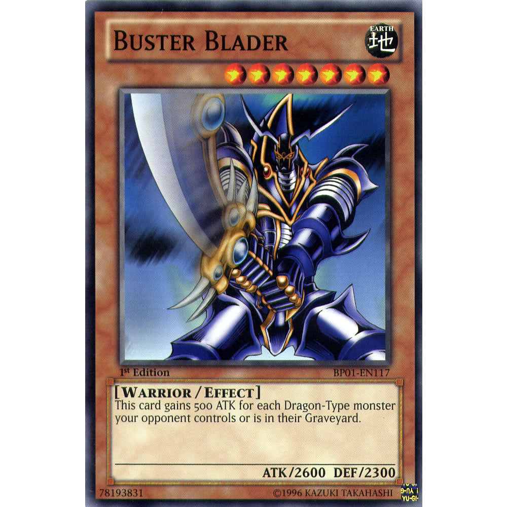 Buster Blader BP01-EN117 Yu-Gi-Oh! Card from the Battle Pack 1: Epic Dawn Set