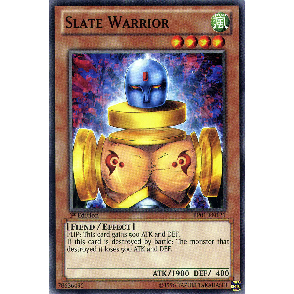 Slate Warrior BP01-EN121 Yu-Gi-Oh! Card from the Battle Pack 1: Epic Dawn Set