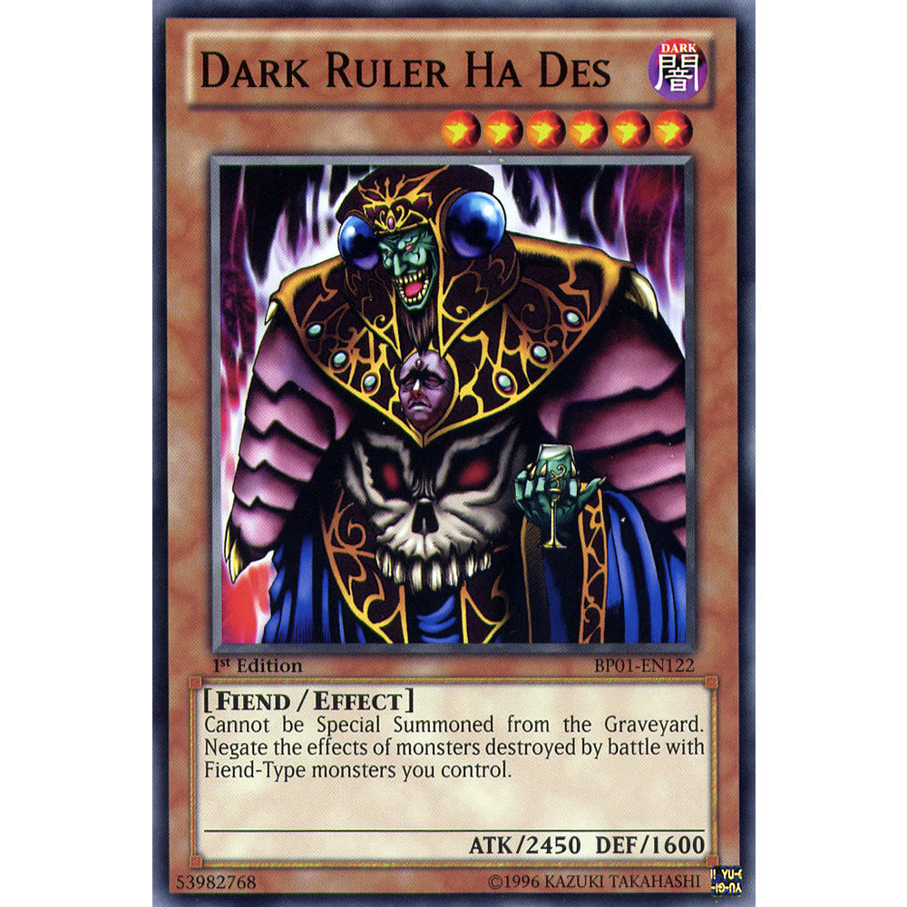 Dark Ruler Ha Des BP01-EN122 Yu-Gi-Oh! Card from the Battle Pack 1: Epic Dawn Set