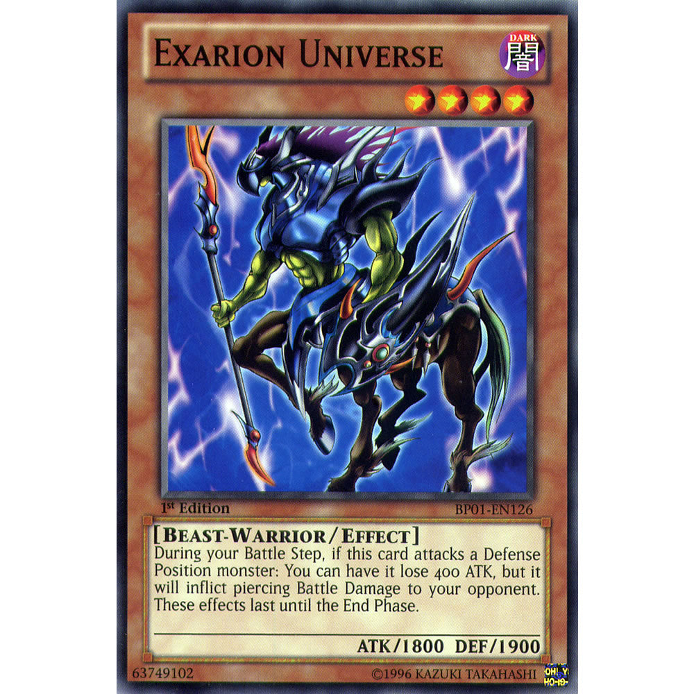 Exarion Universe BP01-EN126 Yu-Gi-Oh! Card from the Battle Pack 1: Epic Dawn Set