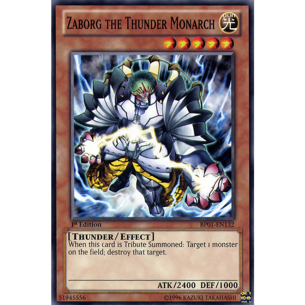 Zaborg the Thunder Monarch BP01-EN132 Yu-Gi-Oh! Card from the Battle Pack 1: Epic Dawn Set