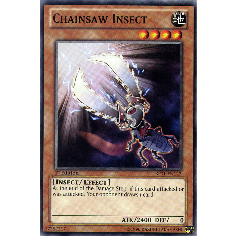 Chainsaw Insect BP01-EN142 Yu-Gi-Oh! Card from the Battle Pack 1: Epic Dawn Set