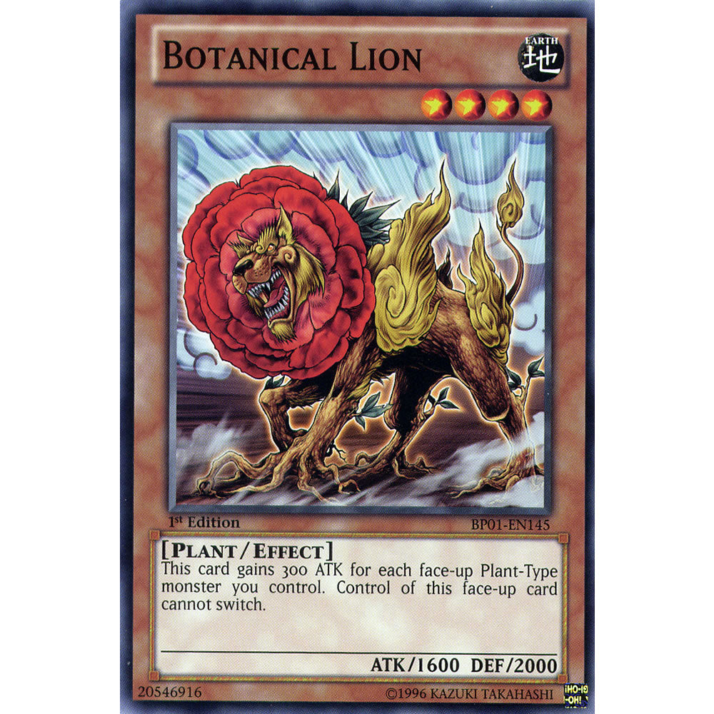 Botanical Lion BP01-EN145 Yu-Gi-Oh! Card from the Battle Pack 1: Epic Dawn Set