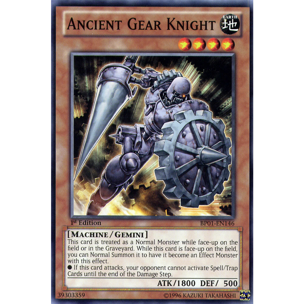 Ancient Gear Knight BP01-EN146 Yu-Gi-Oh! Card from the Battle Pack 1: Epic Dawn Set