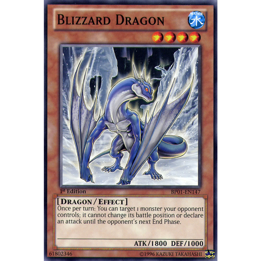 Blizzard Dragon BP01-EN147 Yu-Gi-Oh! Card from the Battle Pack 1: Epic Dawn Set