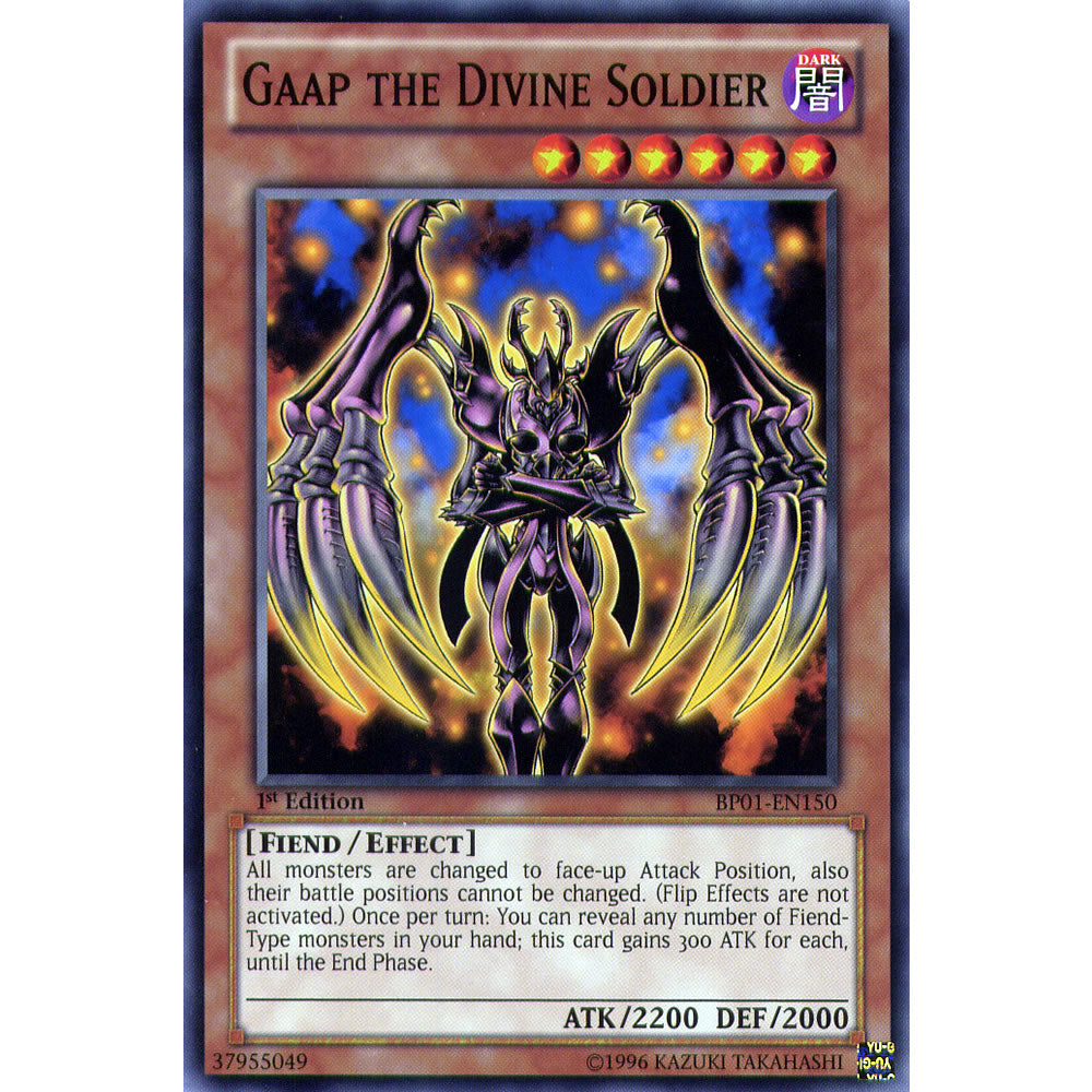 Gaap The Divine Soldier BP01-EN150 Yu-Gi-Oh! Card from the Battle Pack 1: Epic Dawn Set
