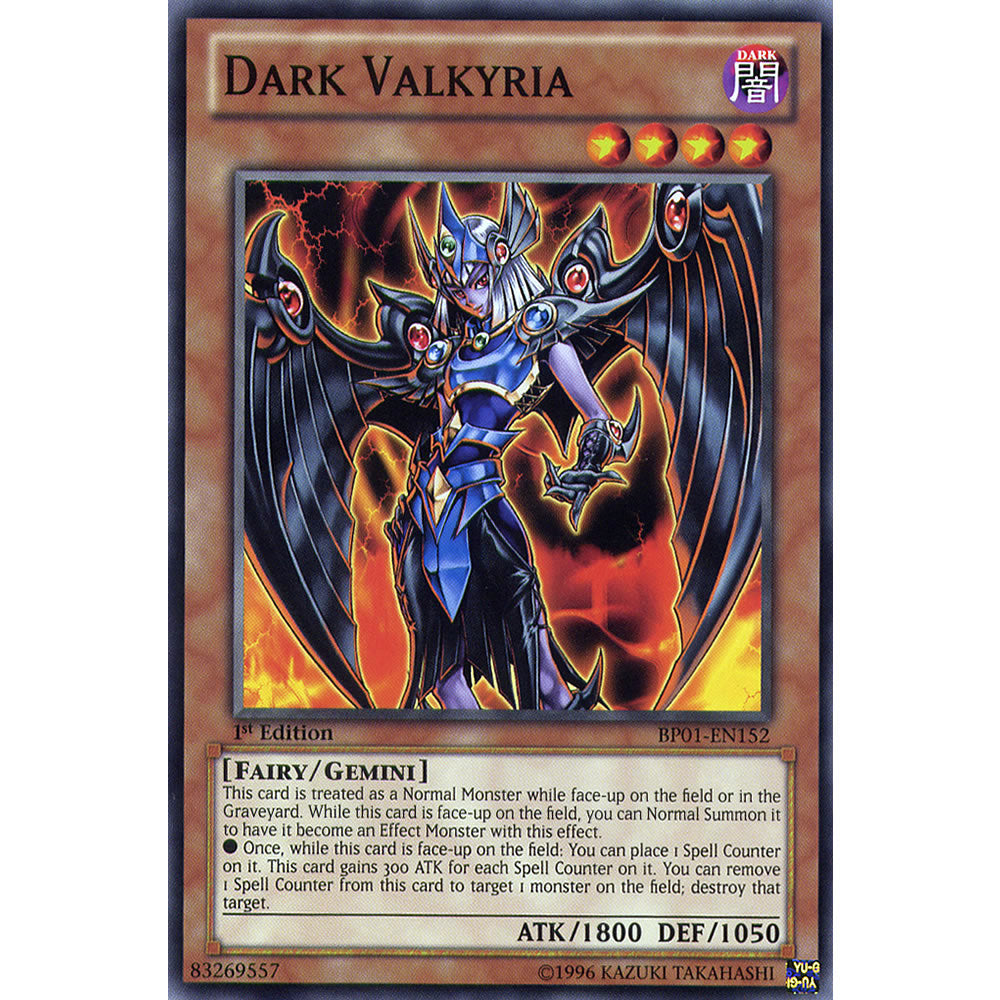 Dark Valkyria BP01-EN152 Yu-Gi-Oh! Card from the Battle Pack 1: Epic Dawn Set