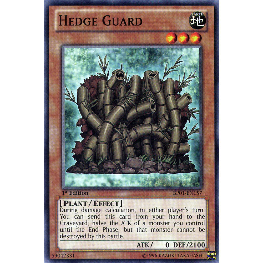 Hedge Guard BP01-EN157 Yu-Gi-Oh! Card from the Battle Pack 1: Epic Dawn Set