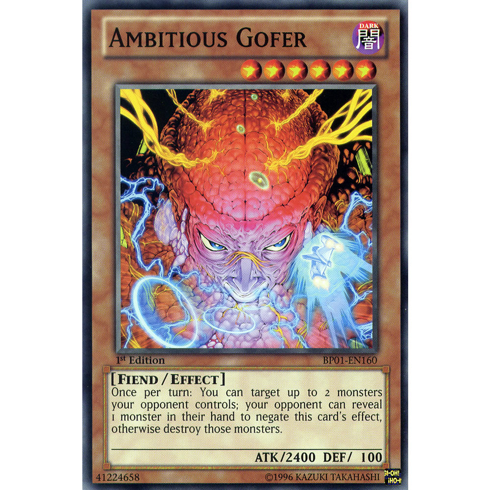 Ambitious Gofer BP01-EN160 Yu-Gi-Oh! Card from the Battle Pack 1: Epic Dawn Set