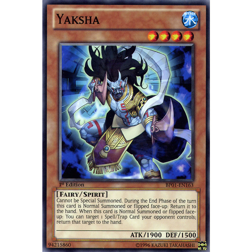 Yaksha BP01-EN163 Yu-Gi-Oh! Card from the Battle Pack 1: Epic Dawn Set