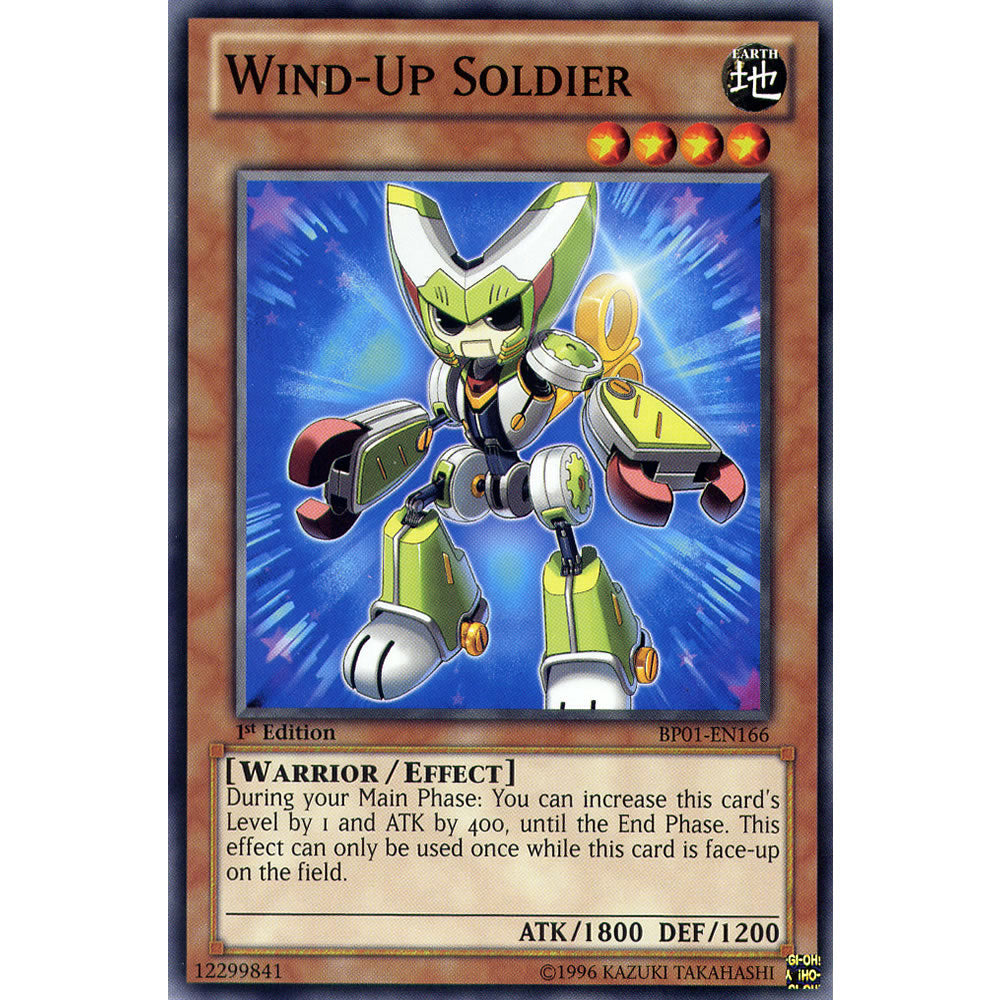 Wind - Up Soldier BP01-EN166 Yu-Gi-Oh! Card from the Battle Pack 1: Epic Dawn Set