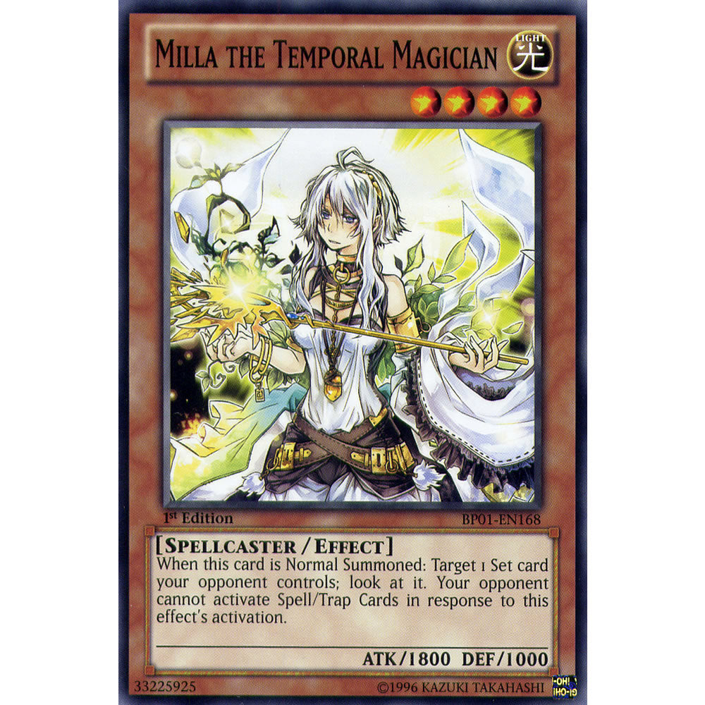 Milla the Temporal Magician BP01-EN168 Yu-Gi-Oh! Card from the Battle Pack 1: Epic Dawn Set