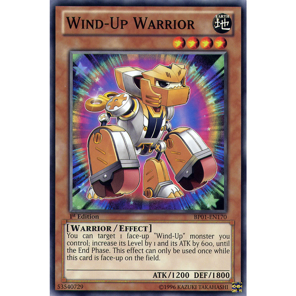 Wind-up Warrior BP01-EN170 Yu-Gi-Oh! Card from the Battle Pack 1: Epic Dawn Set