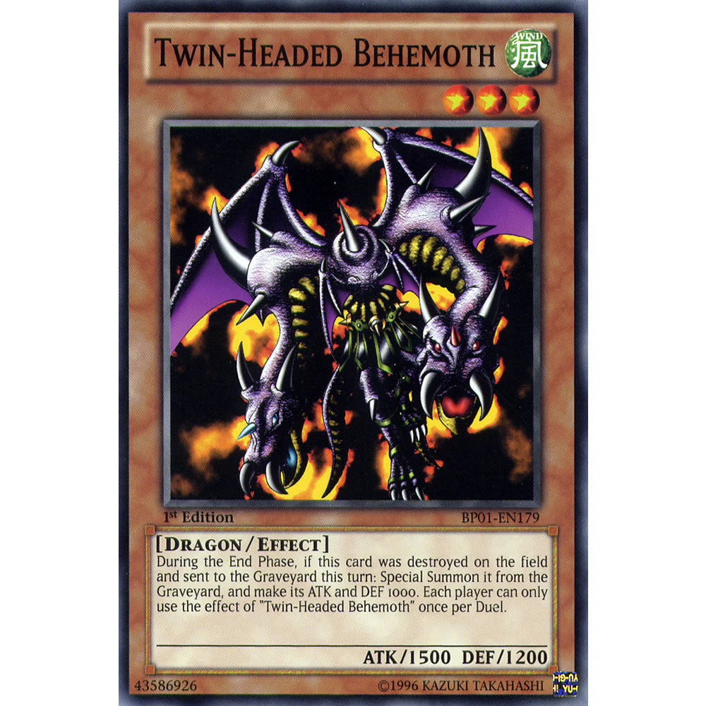 Twin-Headed Behemoth BP01-EN179 Yu-Gi-Oh! Card from the Battle Pack 1: Epic Dawn Set