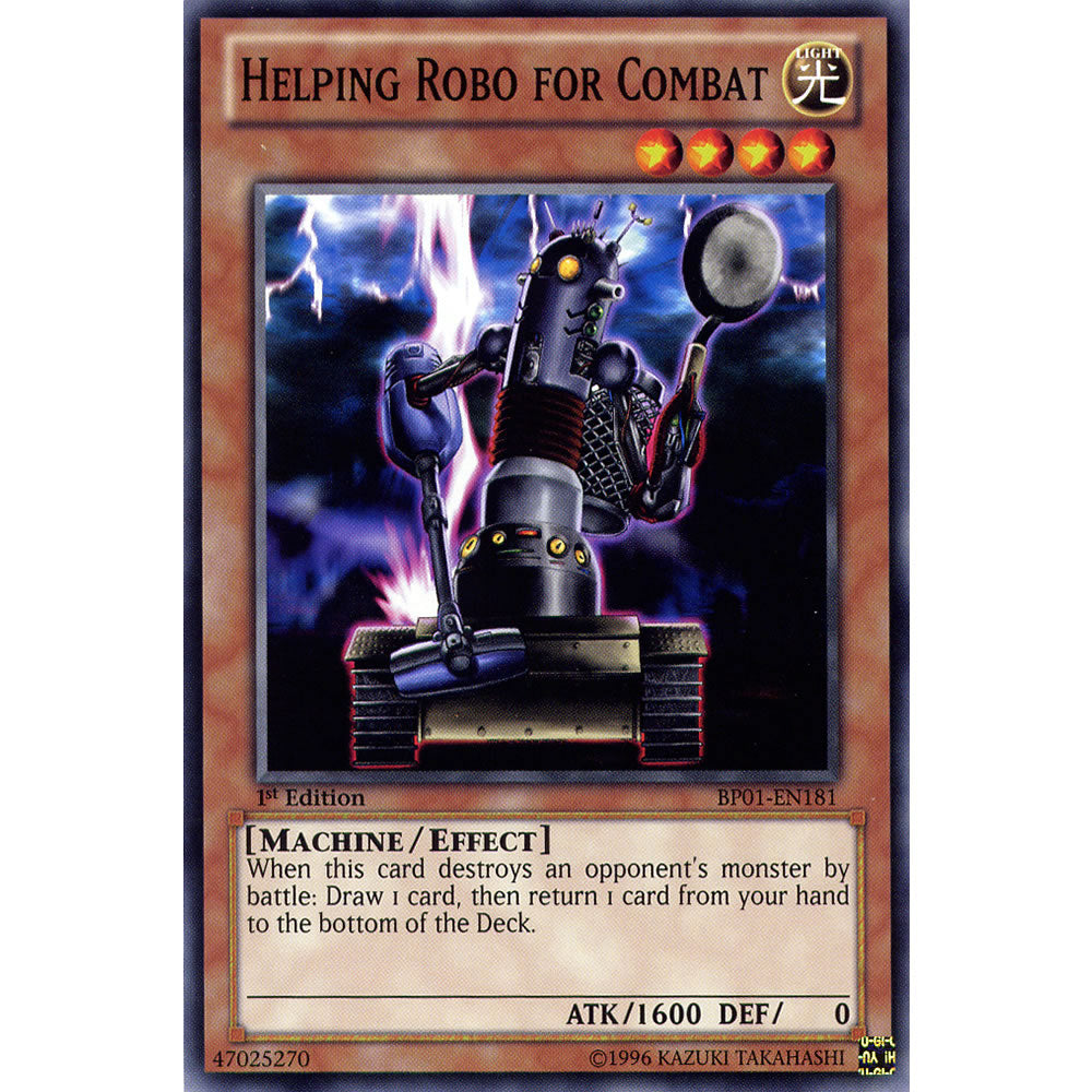 Helping Robo For Combat BP01-EN181 Yu-Gi-Oh! Card from the Battle Pack 1: Epic Dawn Set