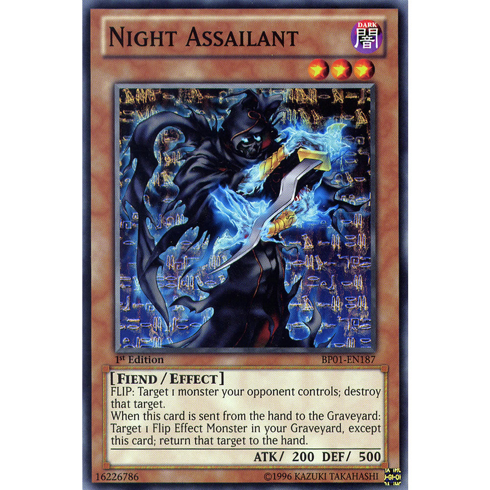 Night Assailant BP01-EN187 Yu-Gi-Oh! Card from the Battle Pack 1: Epic Dawn Set