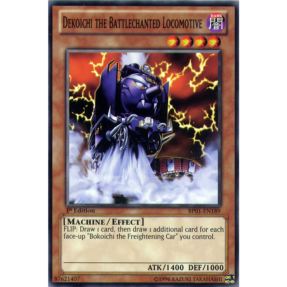 Dekoichi the Battlechanted Locomotive BP01-EN189 Yu-Gi-Oh! Card from the Battle Pack 1: Epic Dawn Set