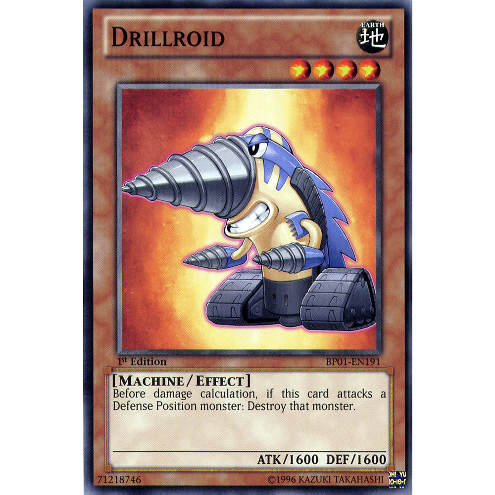 Drillroid BP01-EN191 Yu-Gi-Oh! Card from the Battle Pack 1: Epic Dawn Set