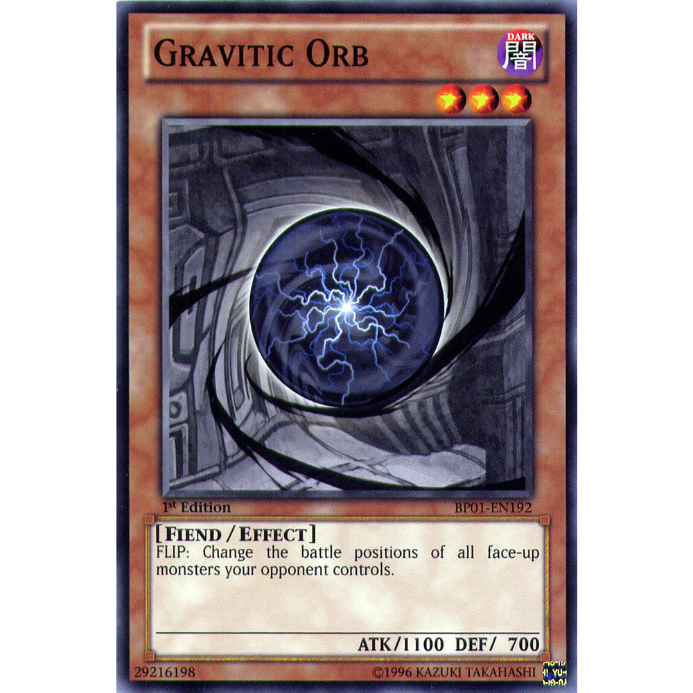 Gravitic Orb BP01-EN192 Yu-Gi-Oh! Card from the Battle Pack 1: Epic Dawn Set
