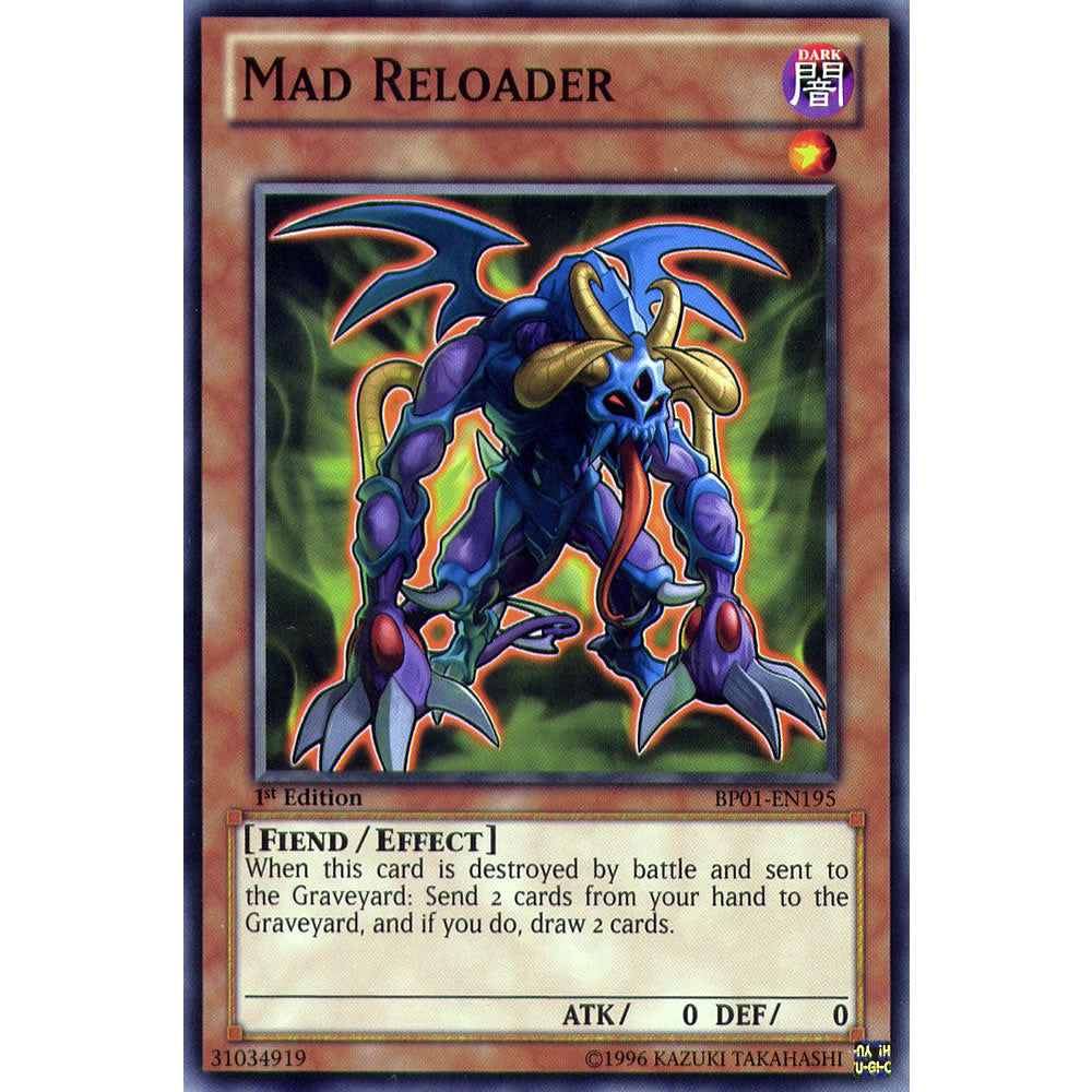 Mad Reloader BP01-EN195 Yu-Gi-Oh! Card from the Battle Pack 1: Epic Dawn Set