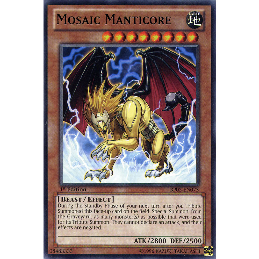 Mosaic Manticore BP02-EN073 Yu-Gi-Oh! Card from the Battle Pack 2: War of the Giants Set
