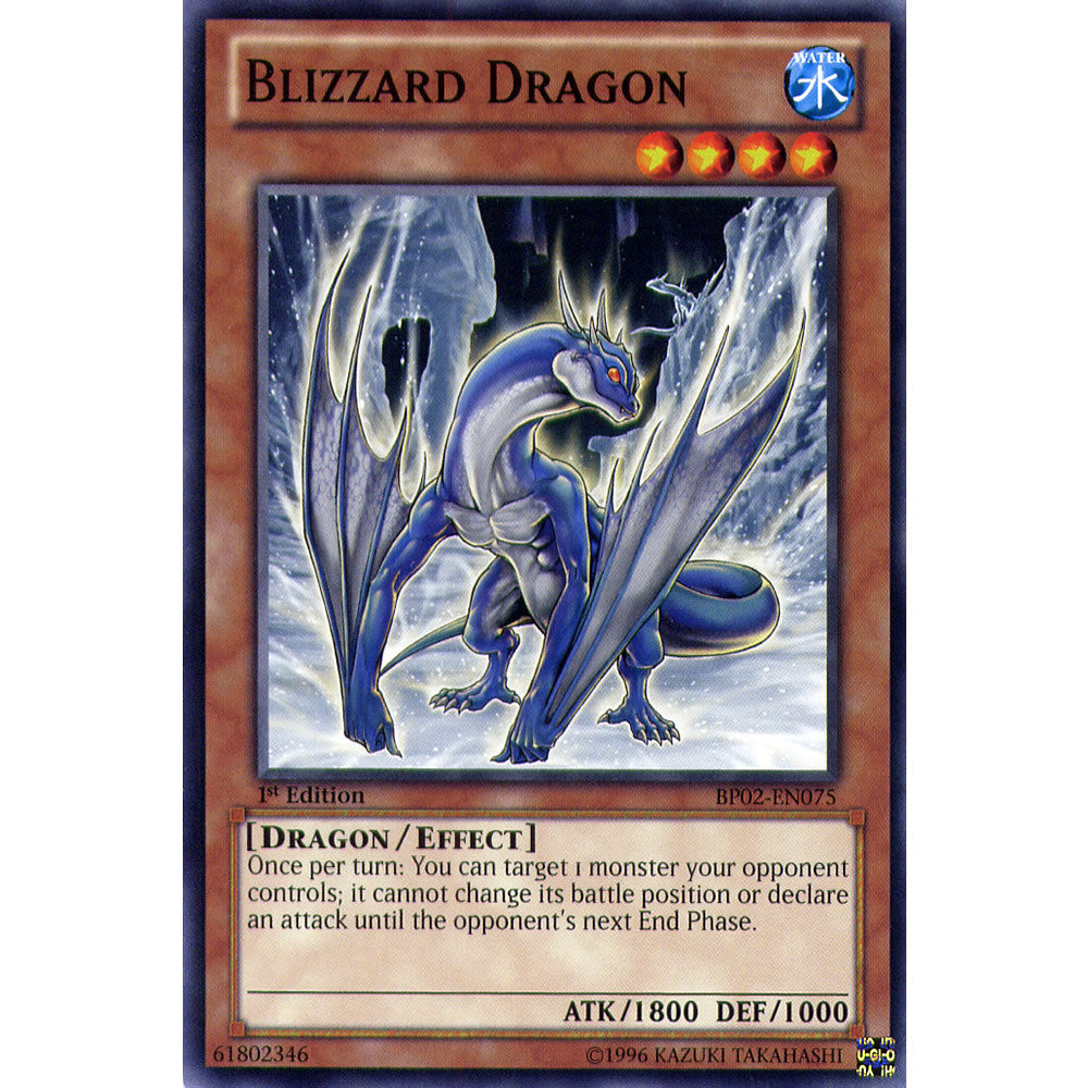 Blizzard Dragon BP02-EN075 Yu-Gi-Oh! Card from the Battle Pack 2: War of the Giants Set
