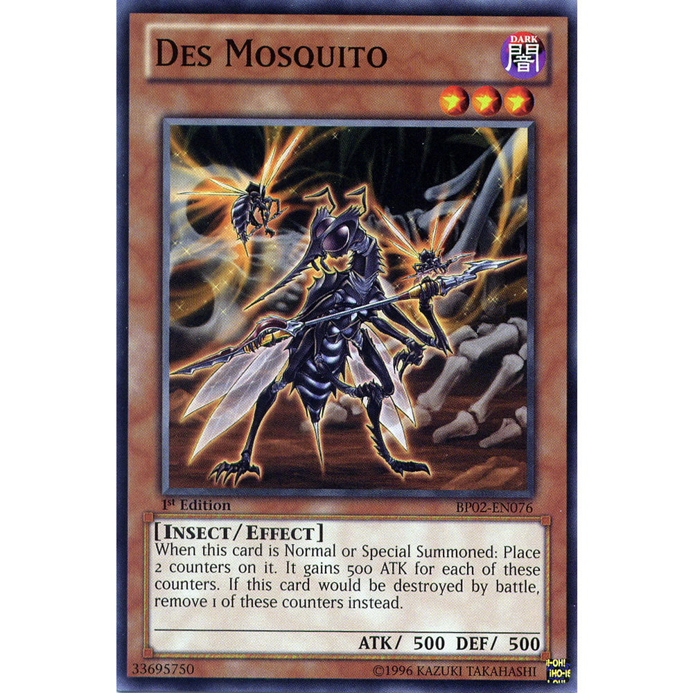 Des Mosquito BP02-EN076 Yu-Gi-Oh! Card from the Battle Pack 2: War of the Giants Set