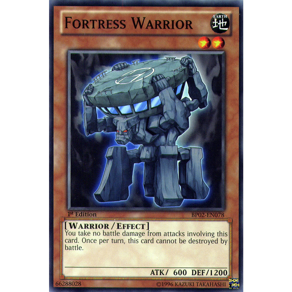 Fortress Warrior BP02-EN078 Yu-Gi-Oh! Card from the Battle Pack 2: War of the Giants Set