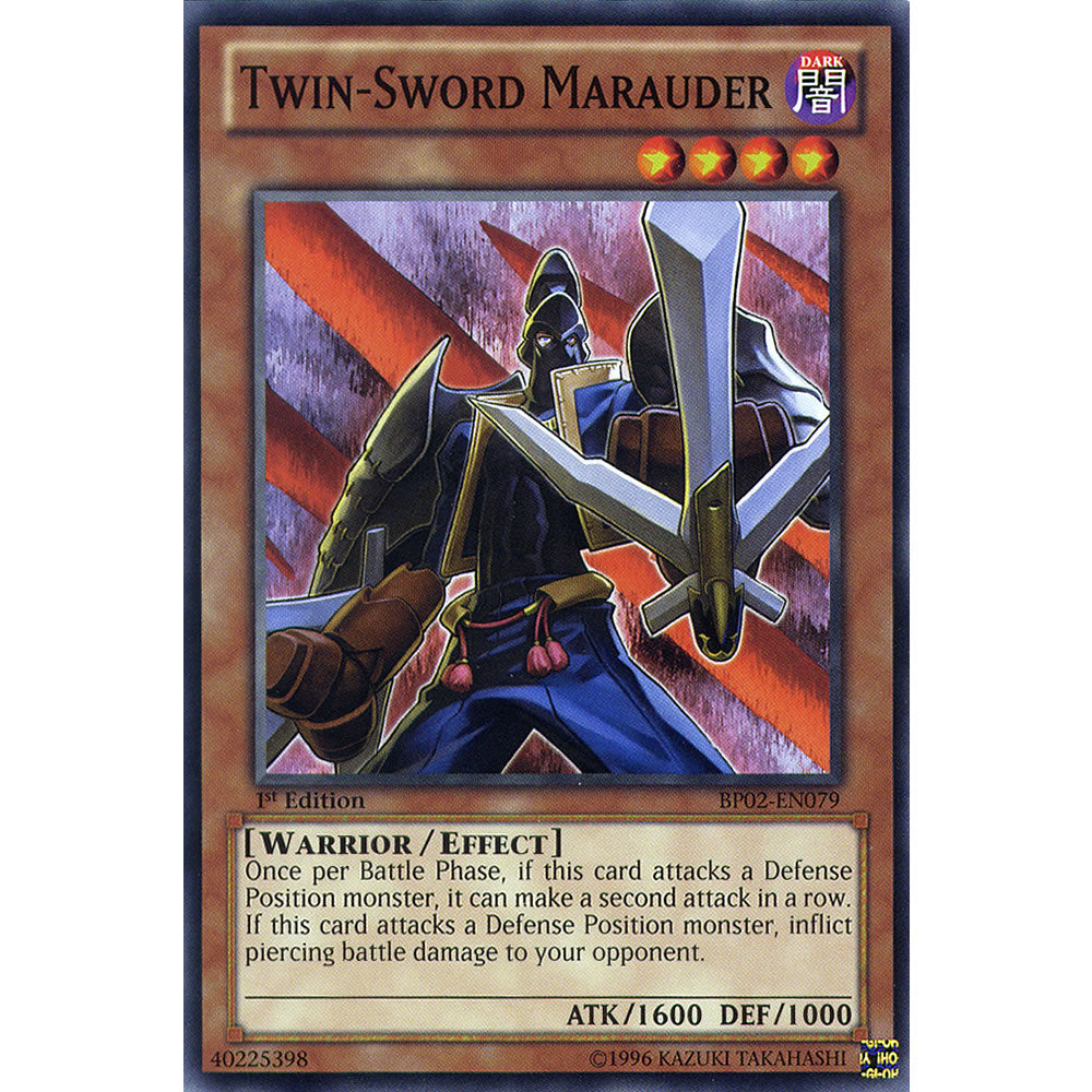 Twin - Sword Marauder BP02-EN079 Yu-Gi-Oh! Card from the Battle Pack 2: War of the Giants Set