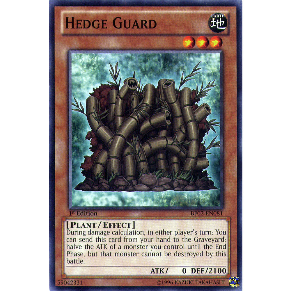 Hedge Guard BP02-EN081 Yu-Gi-Oh! Card from the Battle Pack 2: War of the Giants Set