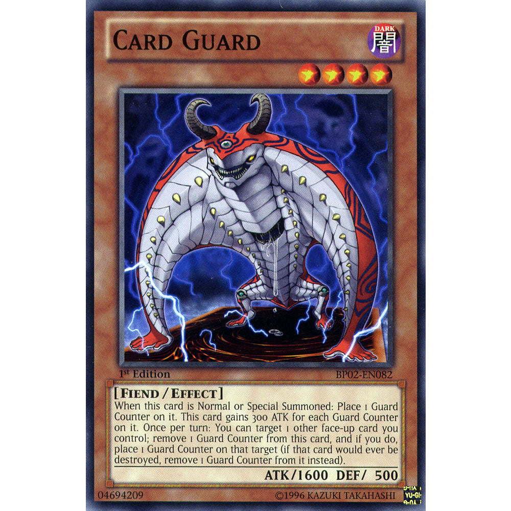 Card Guard BP02-EN082 Yu-Gi-Oh! Card from the Battle Pack 2: War of the Giants Set